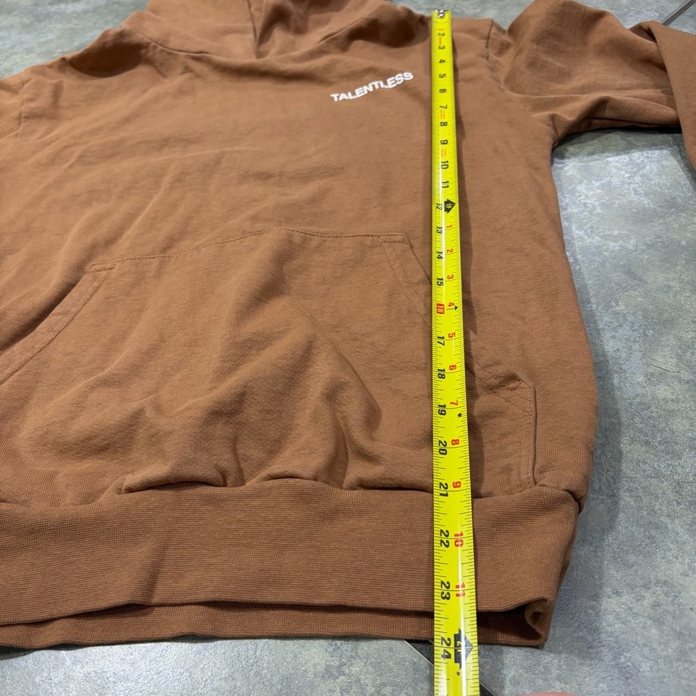 Talentless hoodie Caramel color Sz XS StreetWear Preppy Casual - Picture 7 of 10